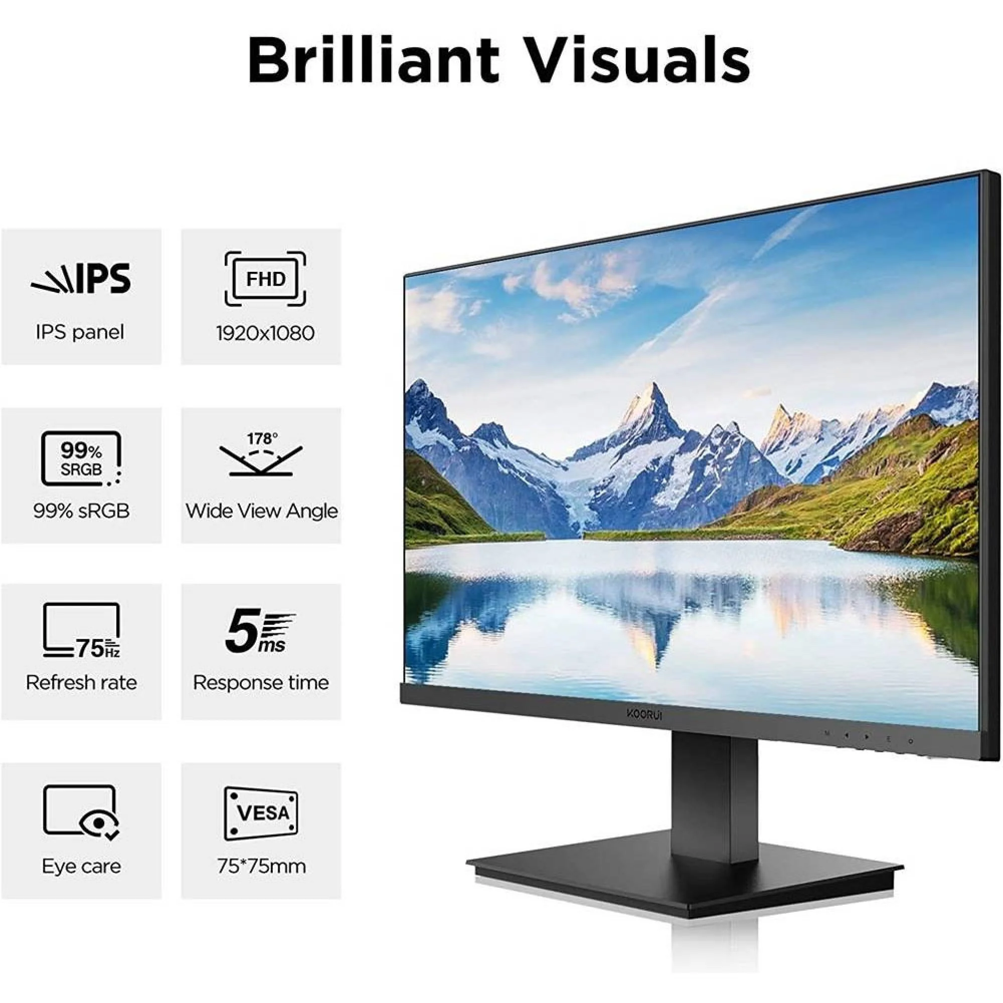 Koorui 27N1 27 Inch IPS Full HD Business Monitor - Image 4